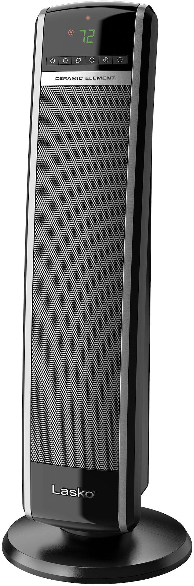 1500W Digital Tower Ceramic Space Heater withRemote Control, 1500W, Black, 30-in