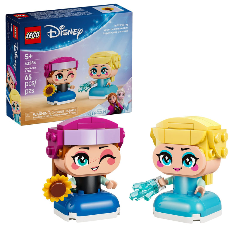 Animation Mini Anna & Elsa Toy Building Set - 43284, 65-pcs, Ages 5+ F3828