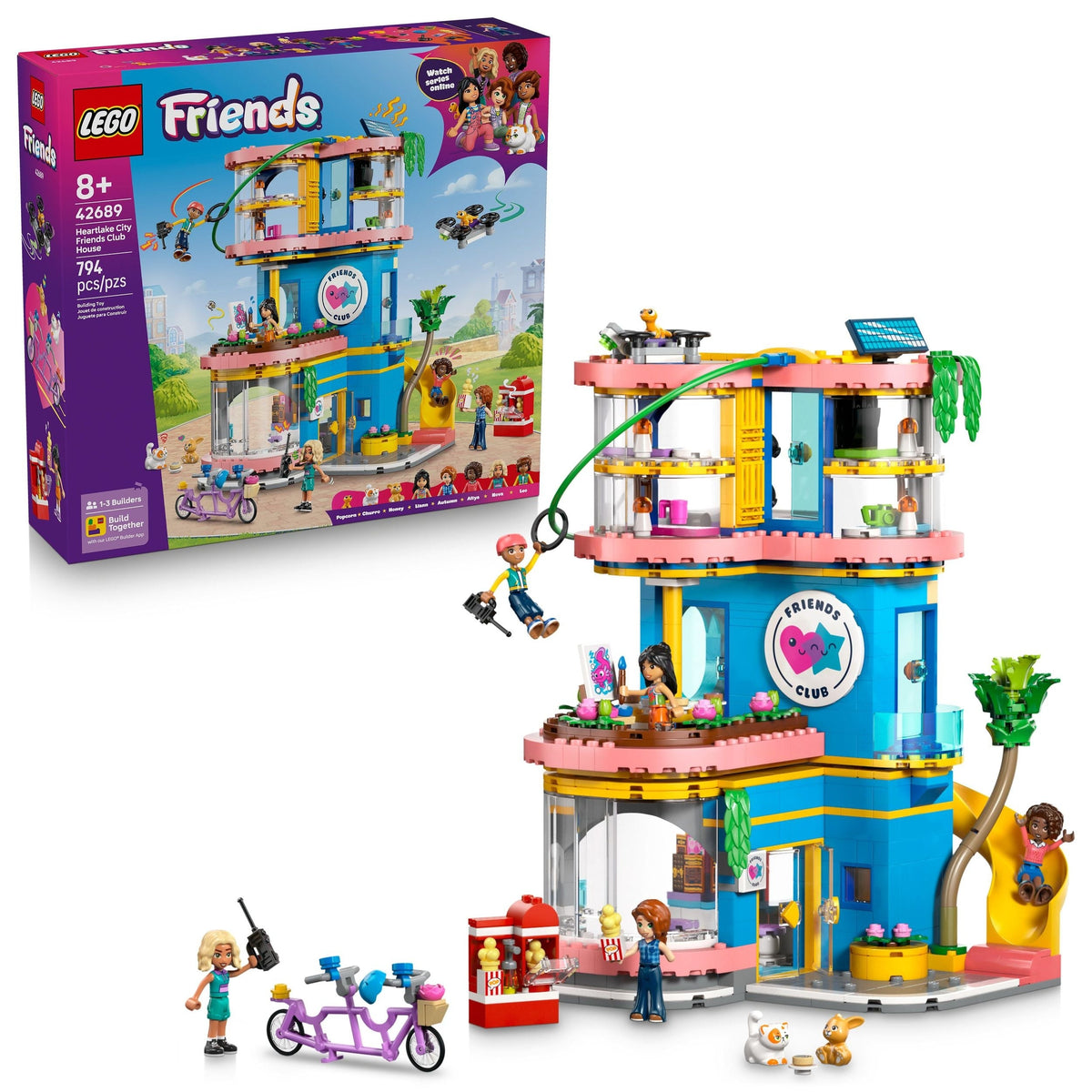 Friends Heartlake City Friends Building Set - 42896, 794-pcs, Ages 8+