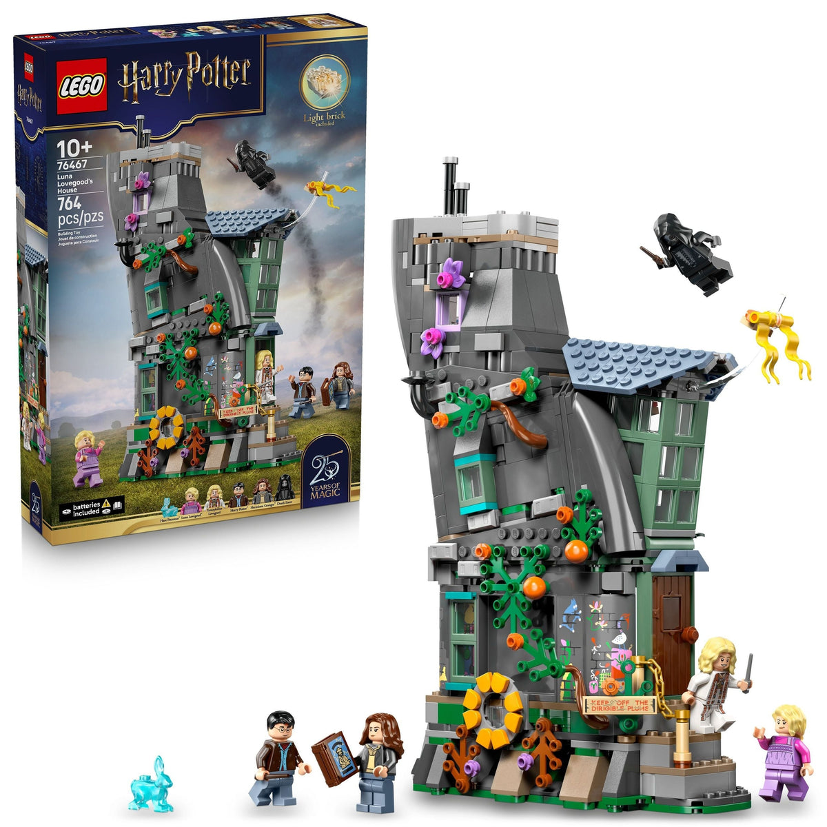 Luna Lovegood's House Toy Building Set- 76467, 764-pcs, Ages 10+