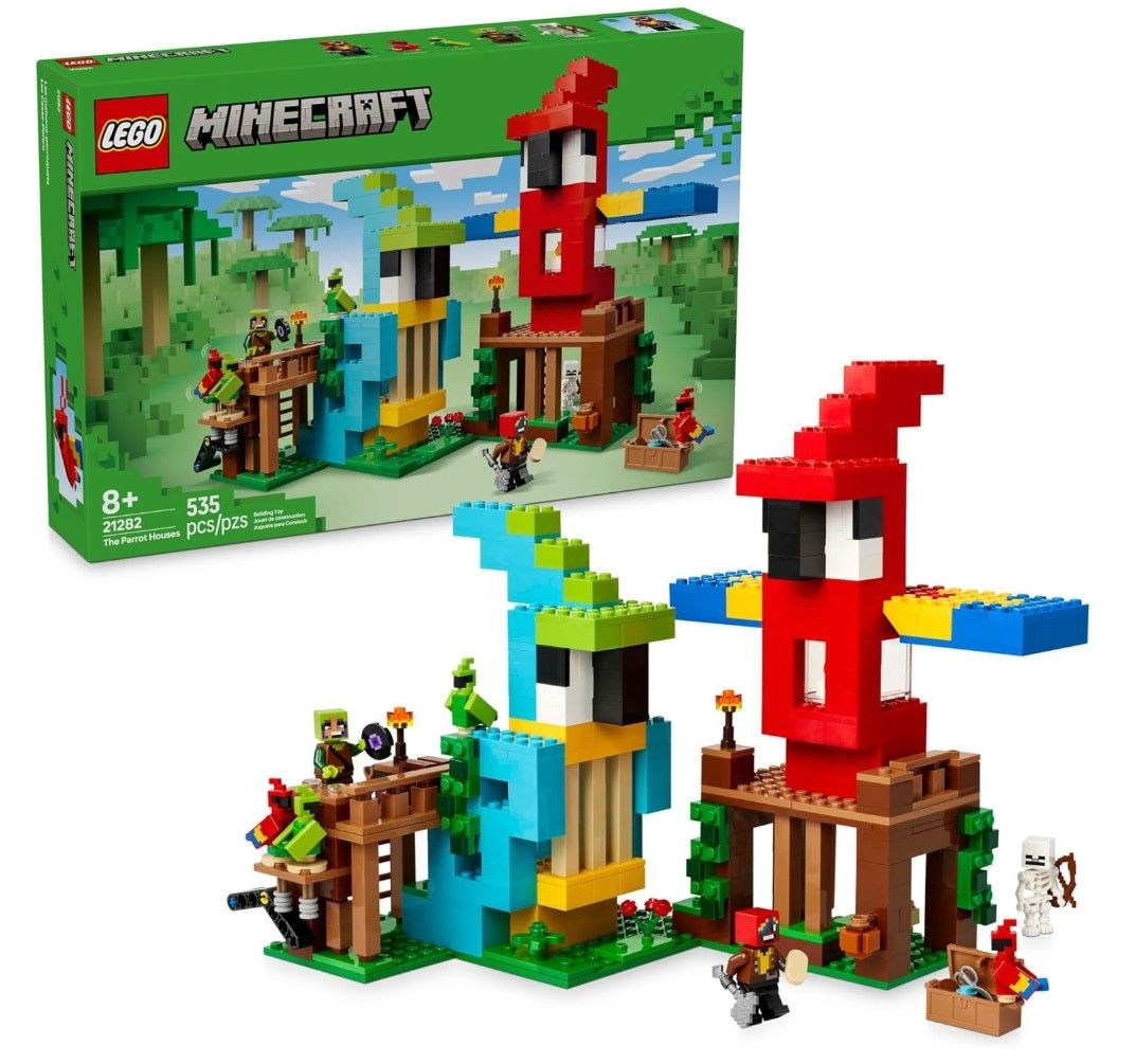 The Parrot Houses Building Toy - 21282, 535-pcs, Ages 8+