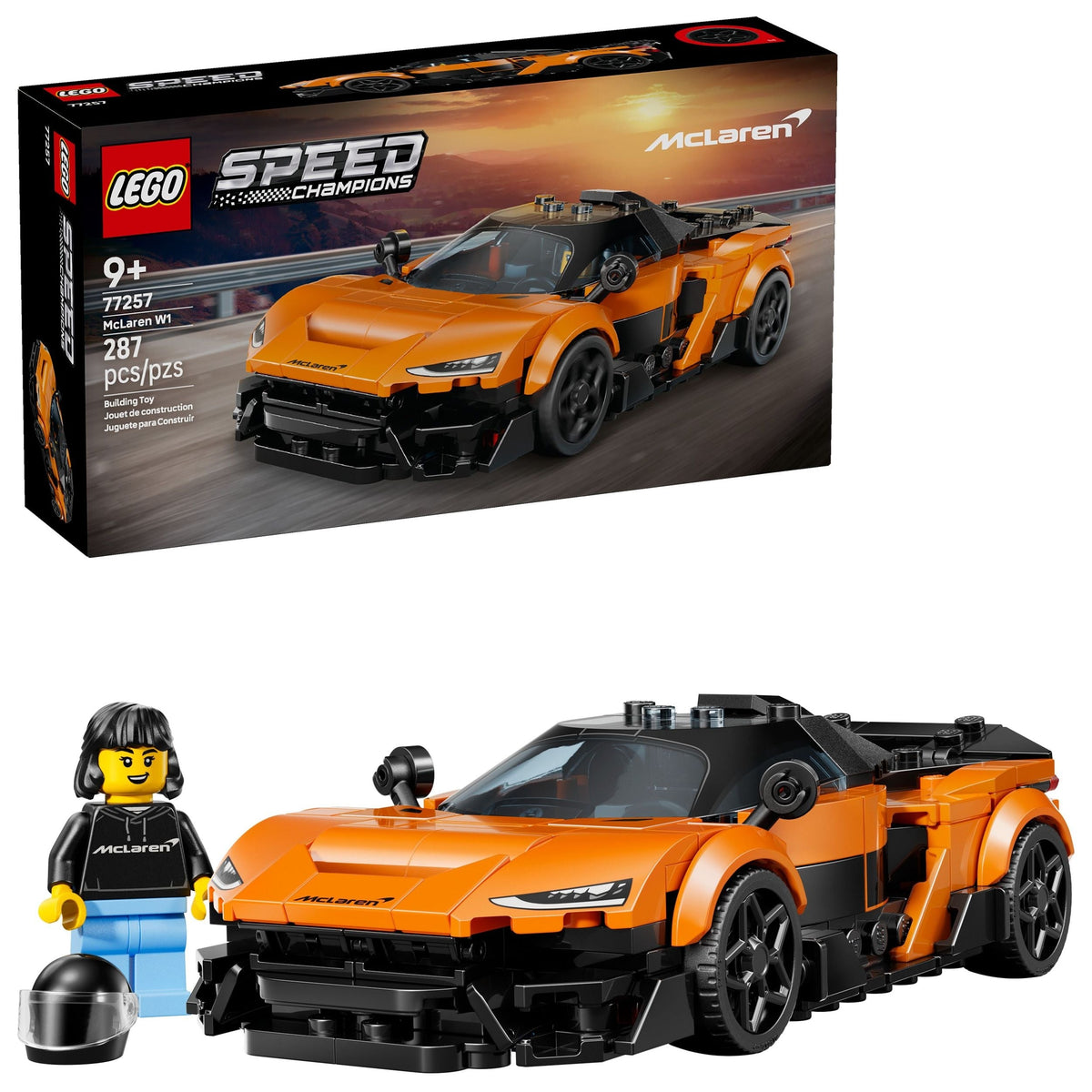 Speed Champions W1 - The Real Supercar 77257, 287-pcs, Ages 9+