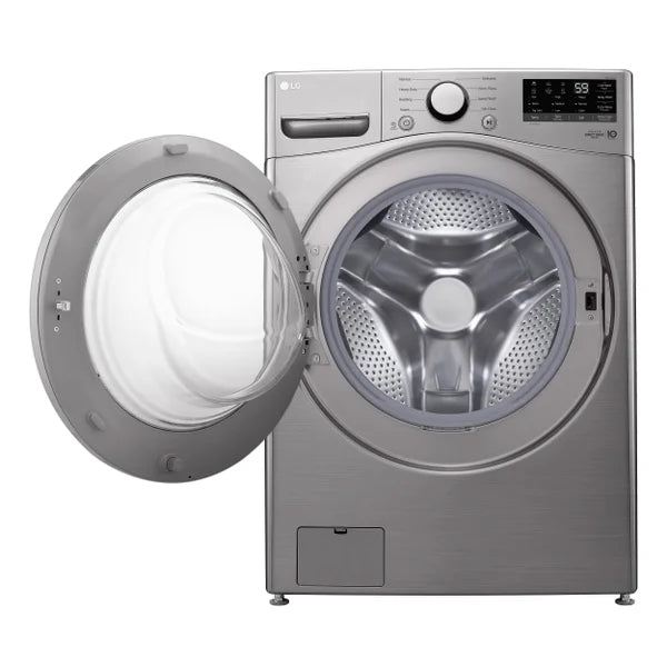 LG 5.2 cu. ft. Graphite Steel Ultra Large Capacity Front Load Washer with 6Motion Technology