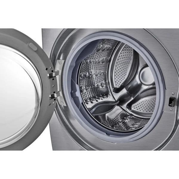 LG 5.2 cu. ft. Graphite Steel Ultra Large Capacity Front Load Washer with 6Motion Technology
