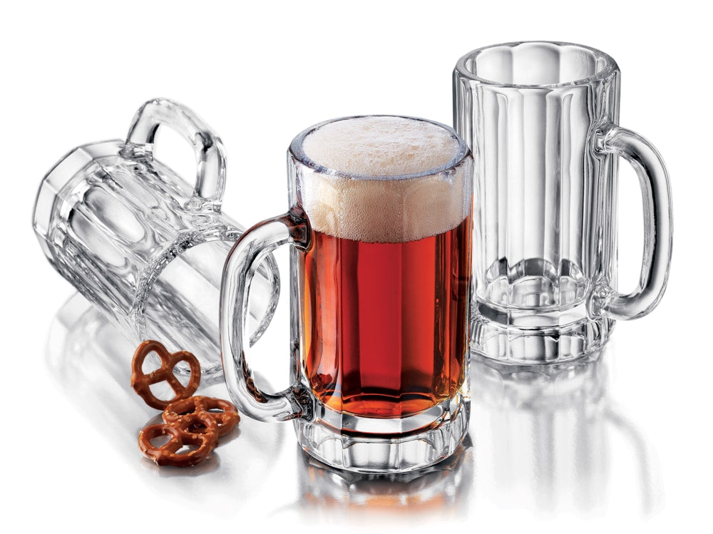Beer Glass Mug, 16-oz, Dishwasher Safe