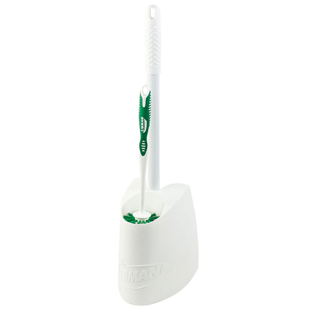 Toilet Bowl Brush & Steel Plunger Combo