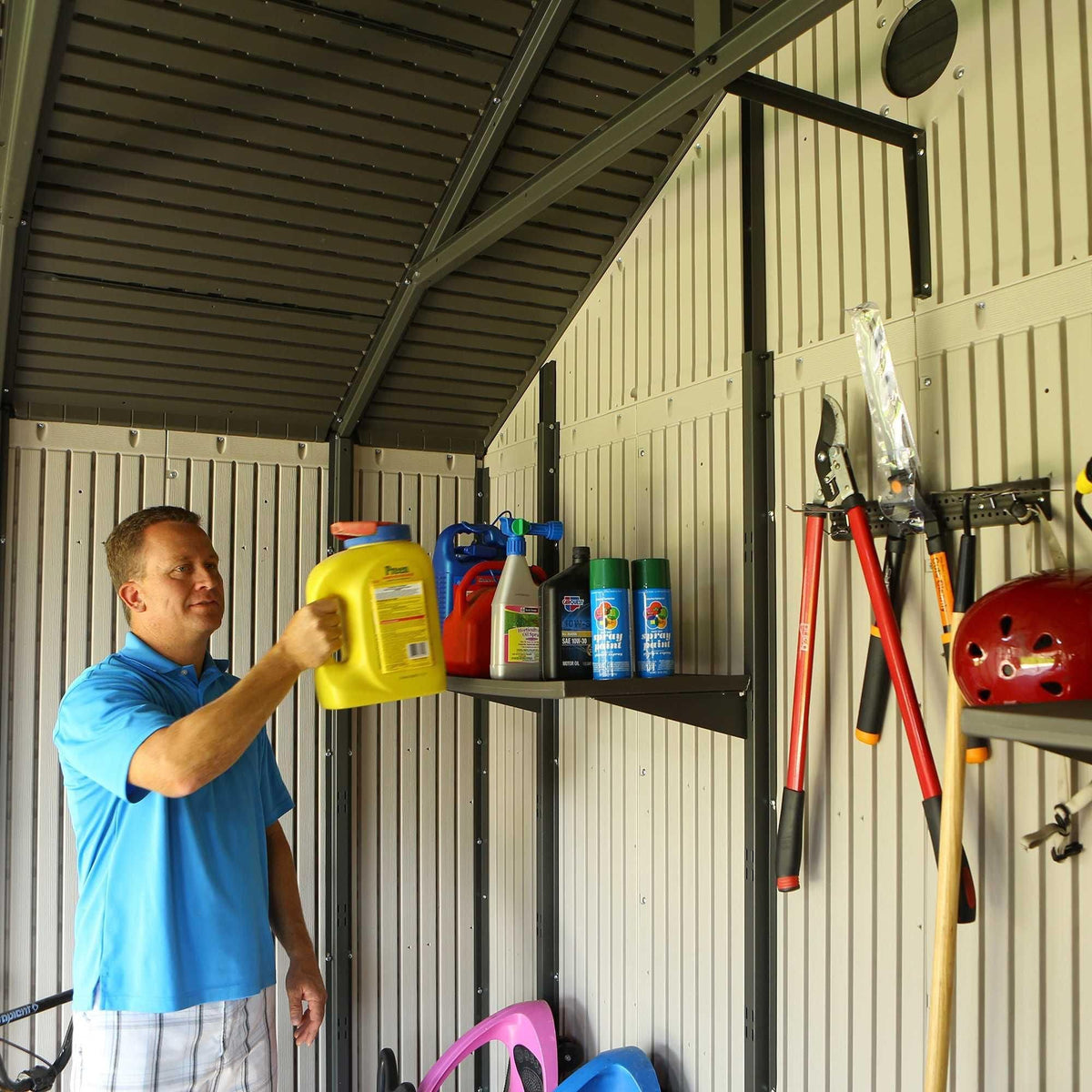 Lifetime Outdoor Storage Shed, 11-ft x 18.5-ft