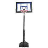 Lifetime Portable Adjustable Basketball Backboard, Hoop & Net System, 48-in
