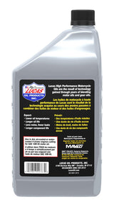 High Performance Motorcycle Oil SAE, 946-mL