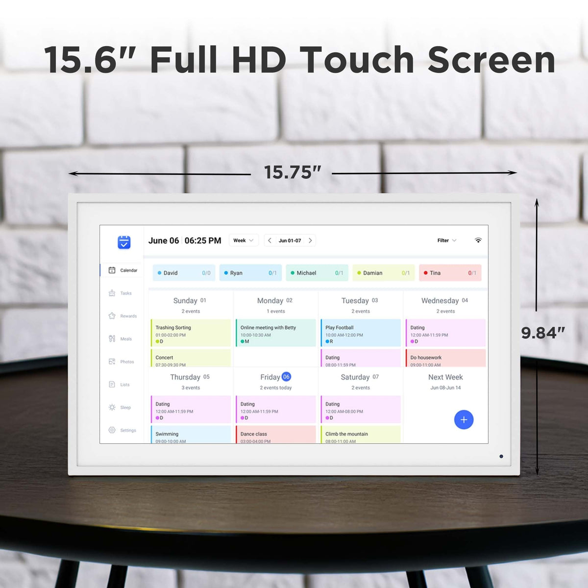 Magnavox Smart Digital Calendar, 15.6-in