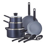 Blue/Grey Non-Stick Cookware Set, 11-pc