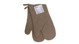 Cotton Oven Mitt Set with Hanging Loop, Machine Washable, Mushroom, 2-pk