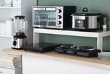 Double Burner Hot Plate, Black, 1500W