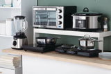 Double Burner Hot Plate, Black, 1500W
