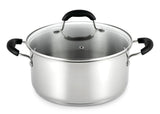 Dutch Oven, 18/10 Stainless Steel, Dishwasher Safe, 5-qt