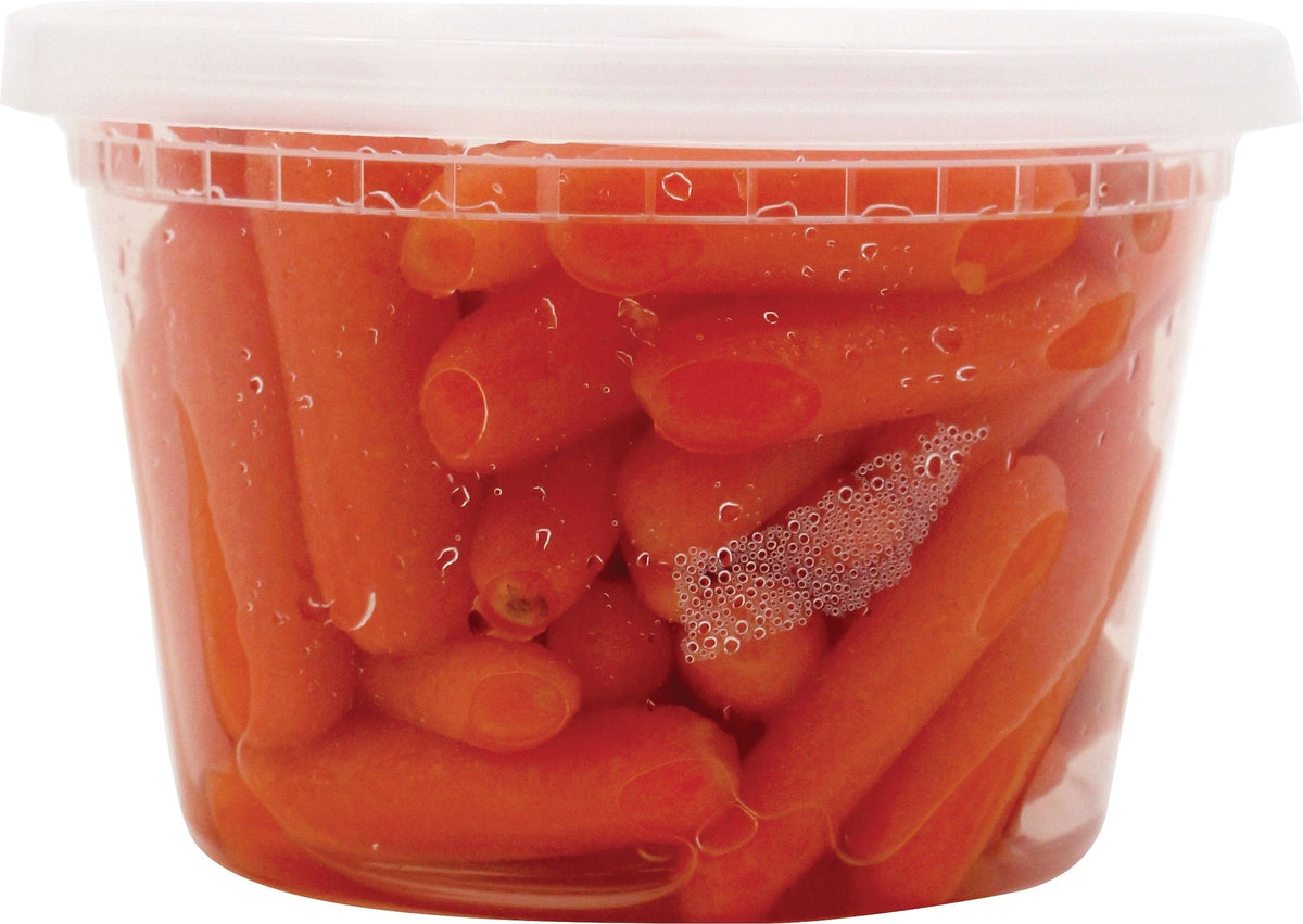Round Plastic Deli-Style Food Storage Container Set, 16-oz, 40-pc