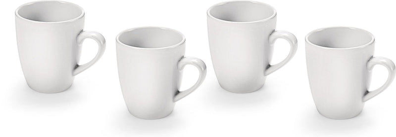 Stoneware Mug Set, 12-oz, Dishwasher and Microwave Safe, 4-pc C9391