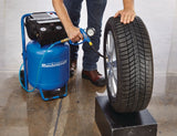 10-Gallon Oil-Free Portable Vertical/Horizontal Air Compressor, 135 PSI, 1.8 HP