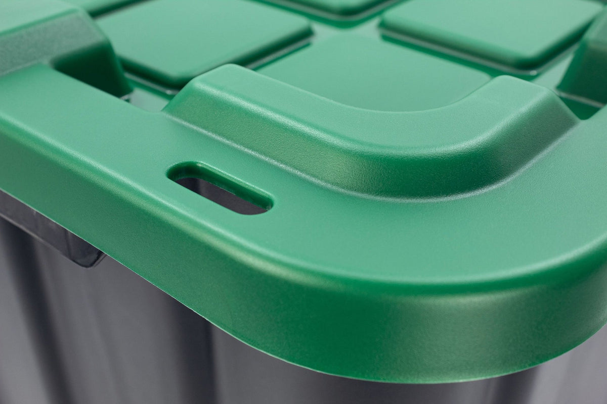 102-L Heavy-Duty Green/Black Tote