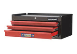 3-Drawer Intermediate Tool Chest, Black & Red, 26-in