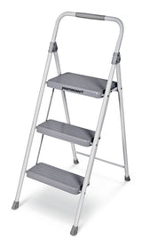 3-Step Metal Folding Step Stool, 225-lb, 3.2 ft