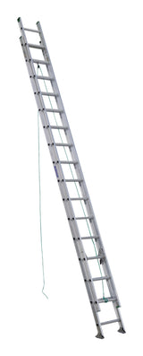 Grade 2 Aluminum Extension Ladder, 225-lb, 32-ft