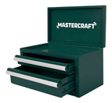 Miniature 2-Drawer Green Steel Toolbox