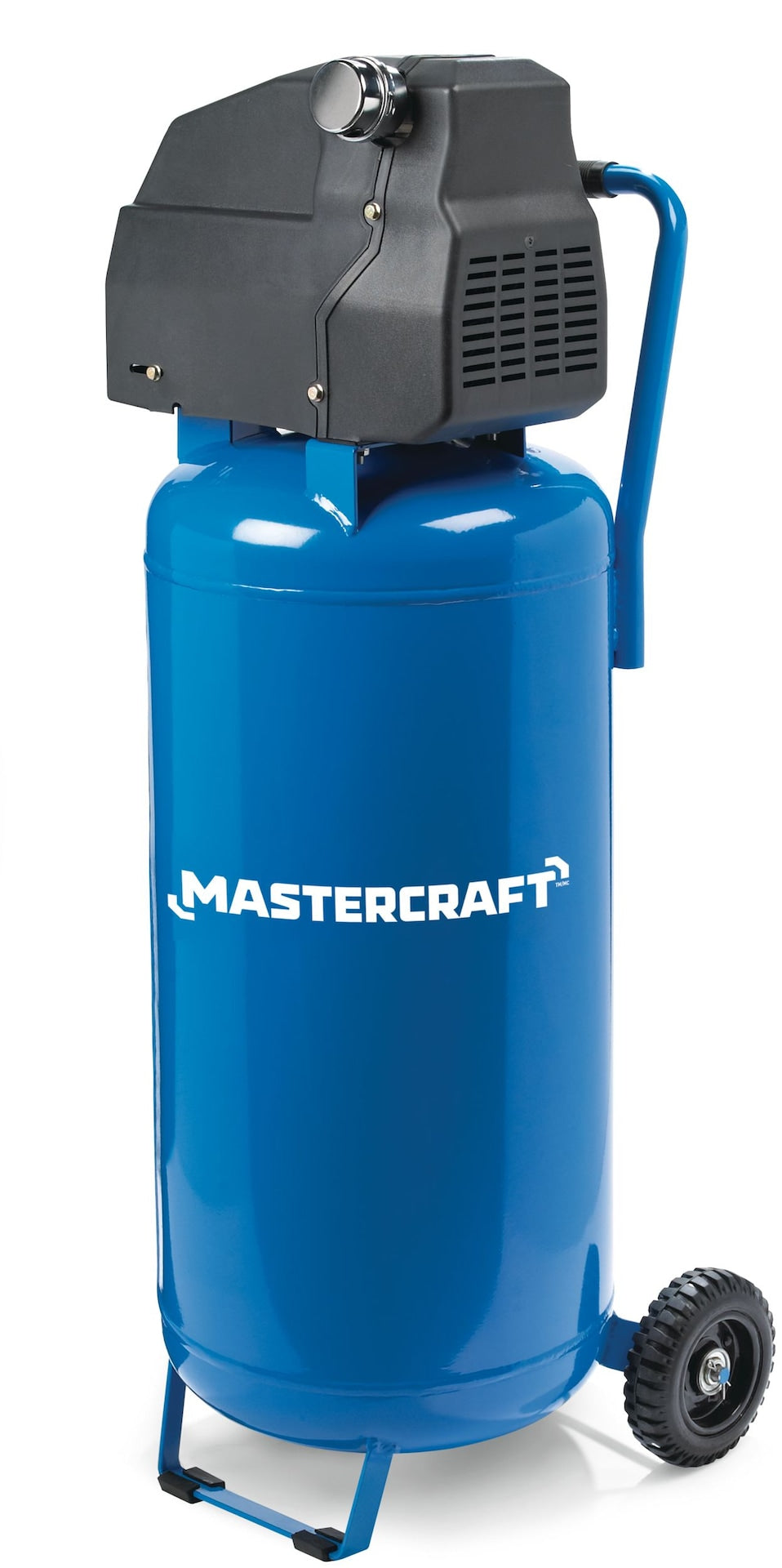 Oil-Free Vertical 20-Gallon Air Compressor with Bonus Hose Reel, 135-PSI, 2HP