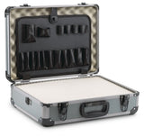 Portable Aluminum Case with Adjustable Strap, Lockable, 18-in