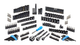 Socket Set, 229-pc, SAE / Metric, CRV, Black Steel Finish
