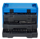 Socket Set, SAE/Metric, CRV, Black Steel Finish, 260-pc