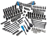 Socket Set, SAE/Metric, CRV, Black Steel Finish, 260-pc