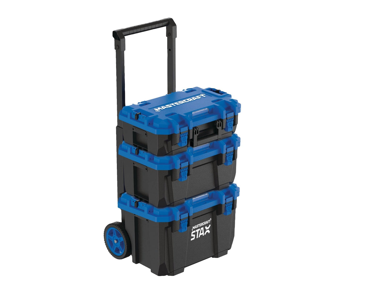 Stax Tool Storage Set with Auto-Locking Mechanism, 3-pc