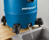 Mastervac VOC1610PF 5.0 Peak HP Wet/Dry Shop Vacuum, 60-L