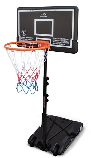 4-in-1 Jr Portable Adjustable Basketball Backboard System with Wheels D1290