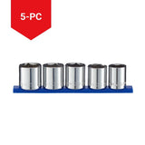 MAXIMUM 1/2-in Drive XL Socket Set, Metric, 5-pc