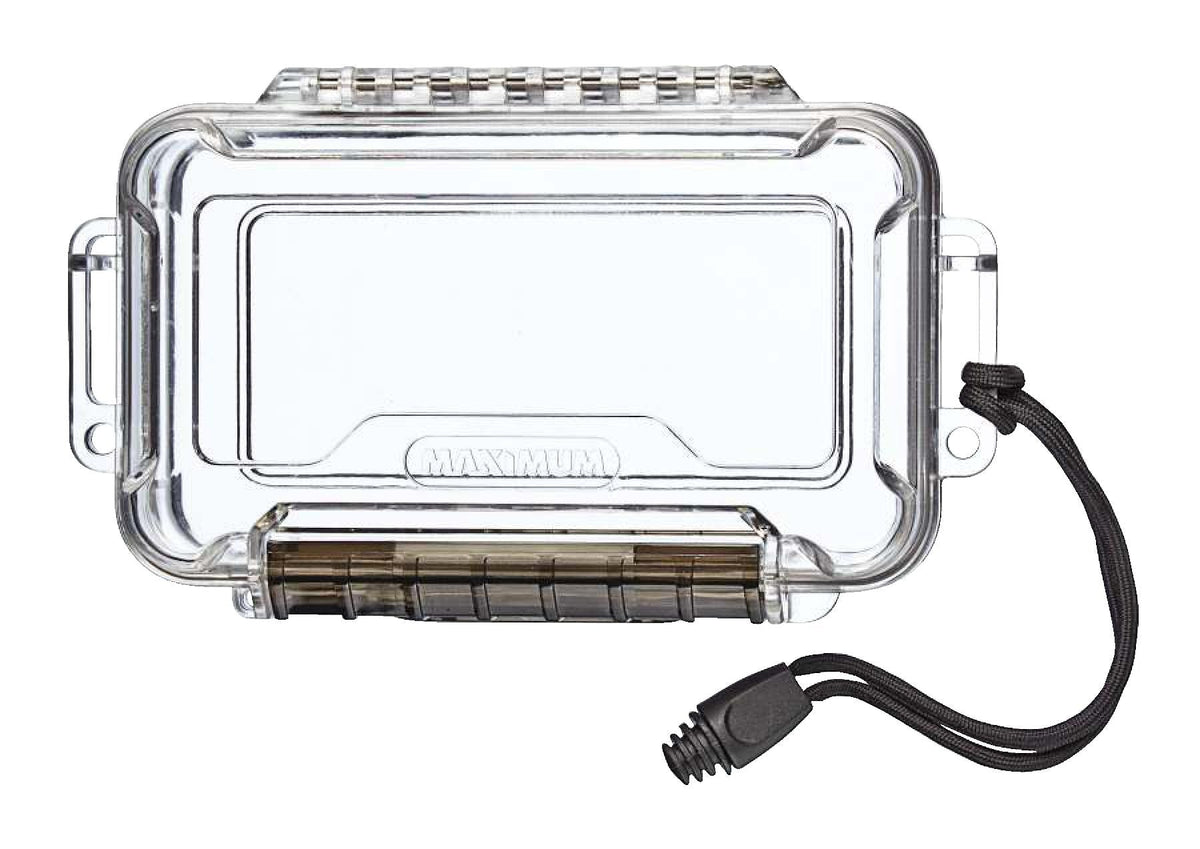 MAXIMUM IP68 Portable Plastic Water Resistant Case with Wrist Strap, Small