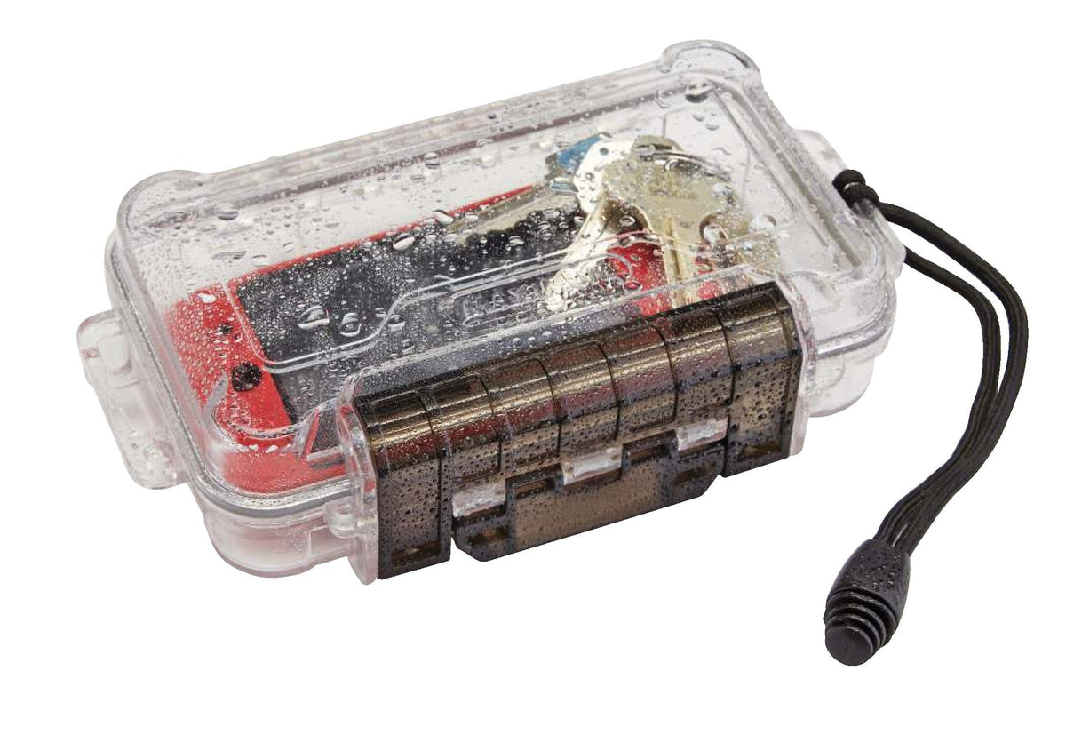 MAXIMUM IP68 Portable Plastic Water Resistant Case with Wrist Strap, Small