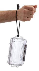 MAXIMUM IP68 Portable Plastic Water Resistant Case with Wrist Strap, Small