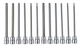 MAXIMUM Long-Arm Ball End Bit Socket Set, 3/8-in, 12-pc
