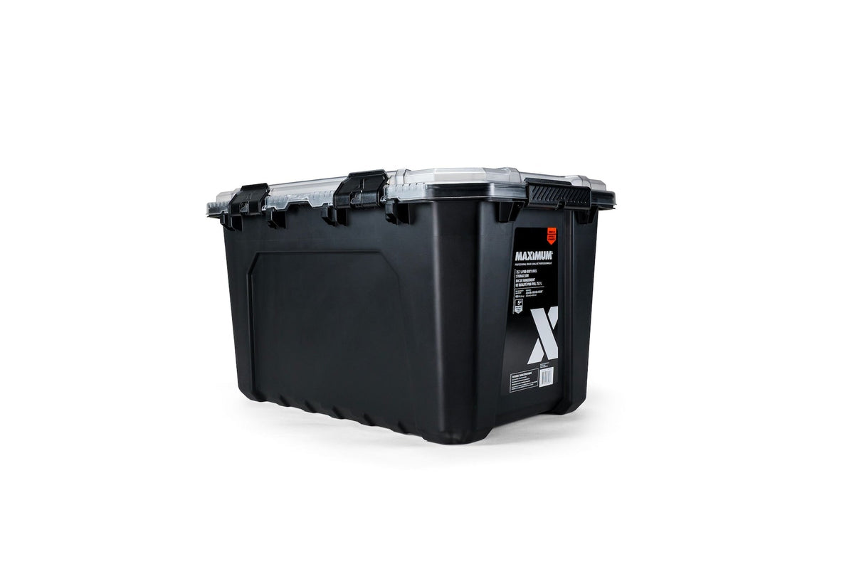 MAXIMUM Pro Duty Storage Box with Secure Closure, 75.7-L