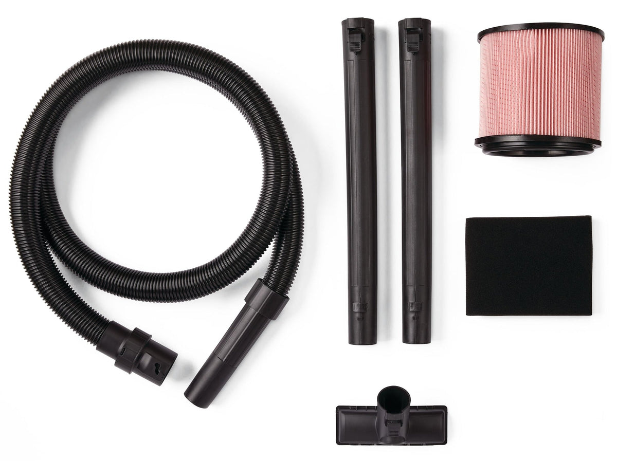 MAXIMUM VJF608PF 4 Peak HP Wet/Dry Shop Vacuum with Hose & Accessories, 22-L