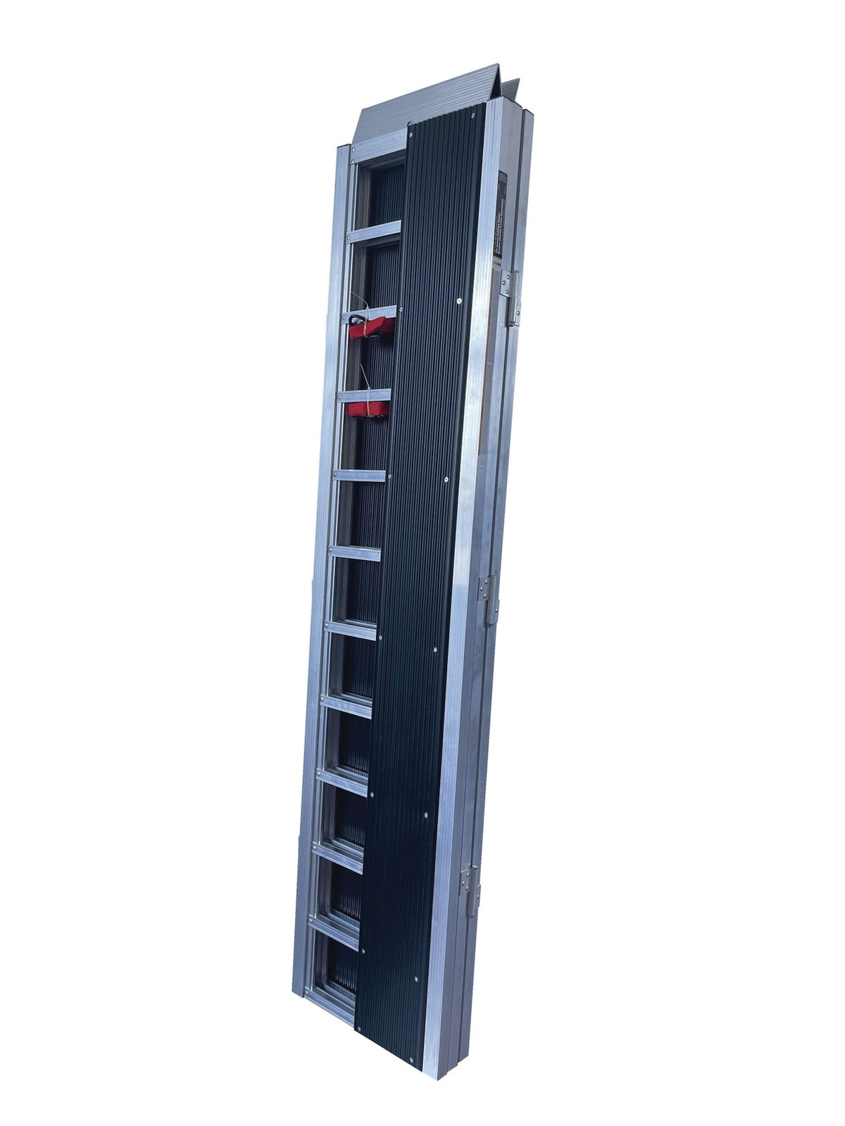 Aluminum Tri-Panel Folding Aluminum Loading Ramp, Non-Slip & Stable Base, 85 x 54-in, 1500-lb