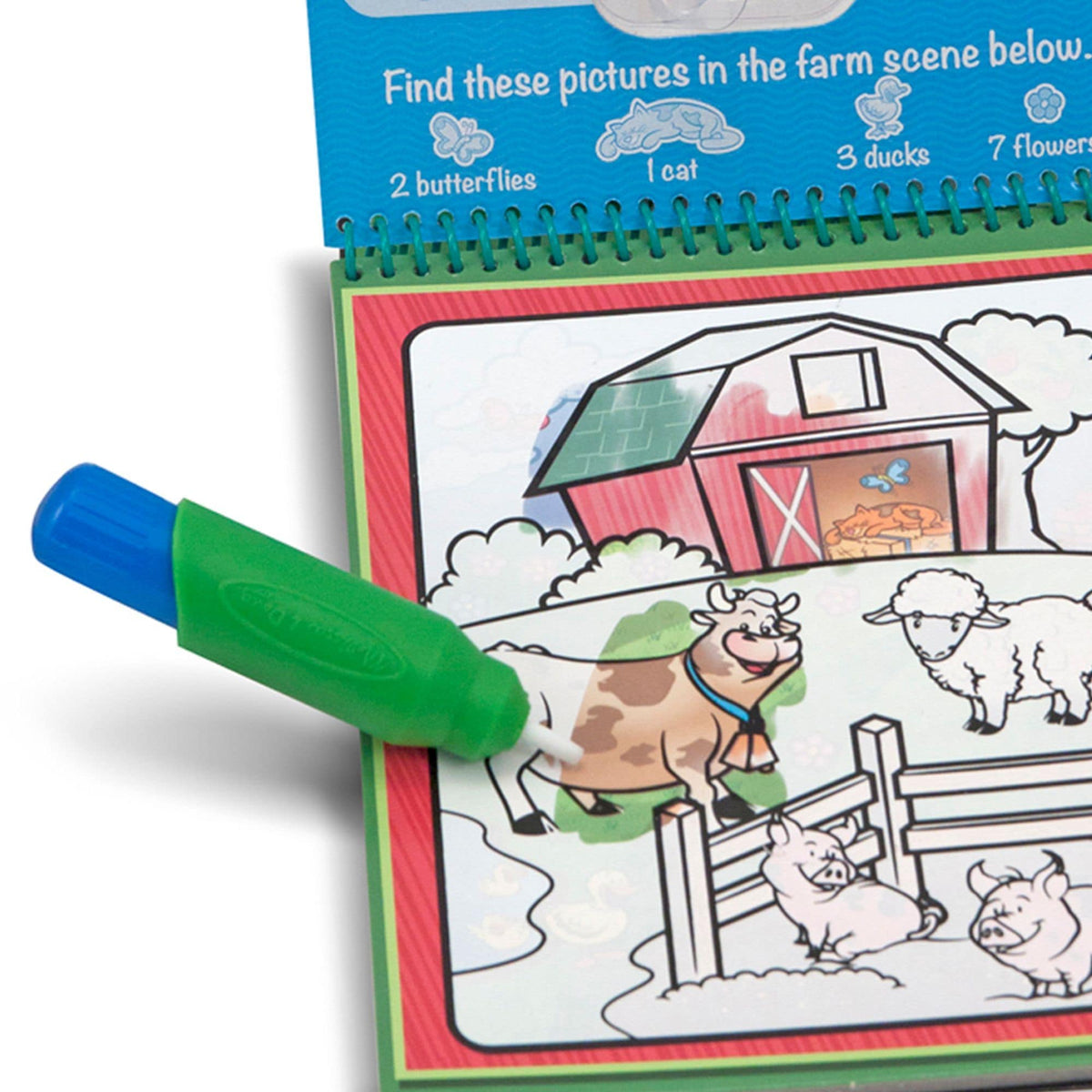 On the Go Water Wow! Reusable Water-Reveal Activity Pad - Animals