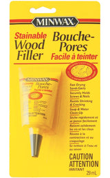 Stainable Interior/Exterior Wood Filler, Latex-Based, 29-mL