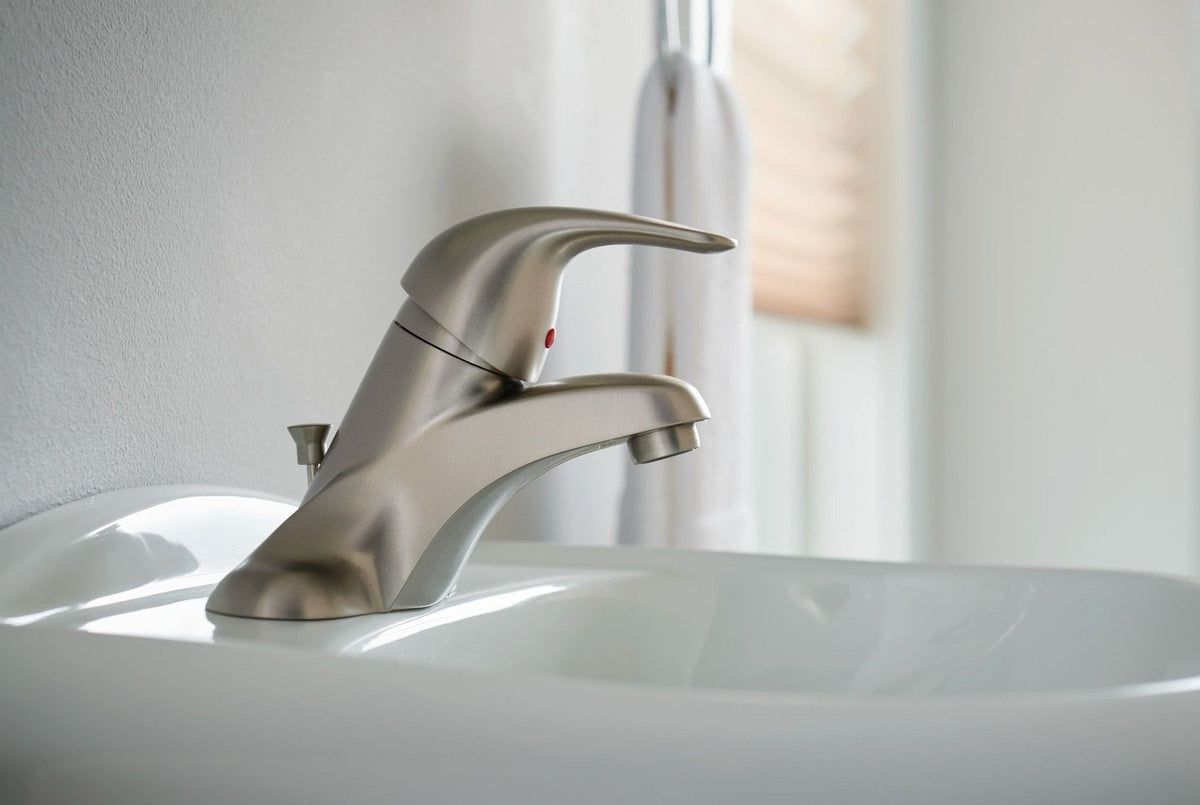 Adler Single Handle Bathroom Faucet, Spot-resistant Brushed Nickel