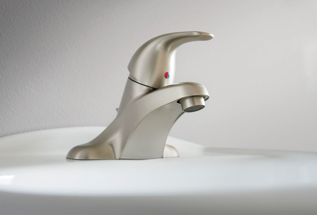 Adler Single Handle Bathroom Faucet, Spot-resistant Brushed Nickel