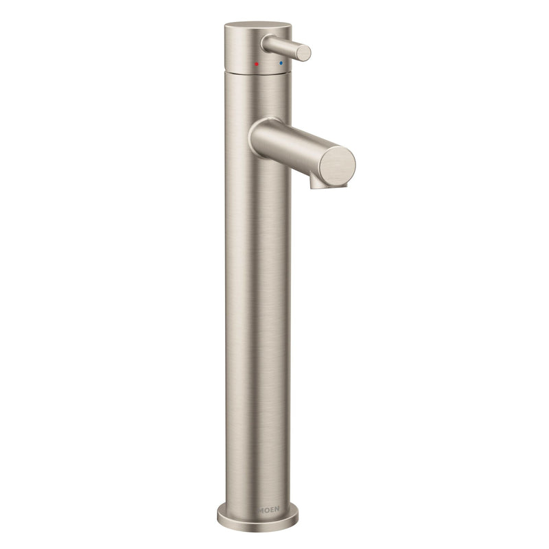 Align Single Handle High Arc Single Hole Bathroom Sink Faucet, WaterSense Certified, Brushed Nickel X1848
