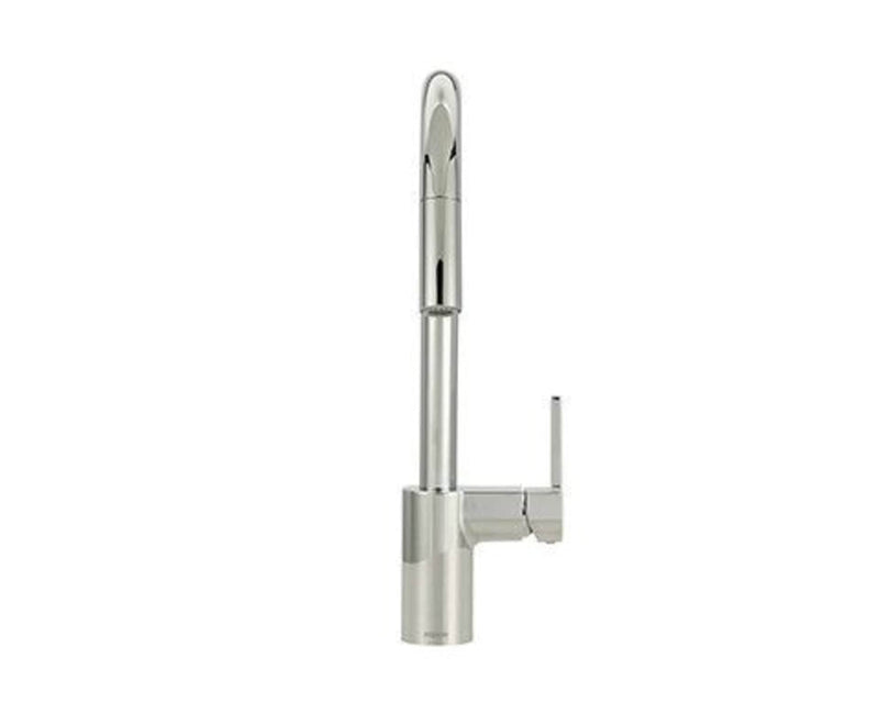 Align Single Handle Modern Pull Down Sprayer Kitchen Faucet with Reflex & Power Clean, Chrome A408