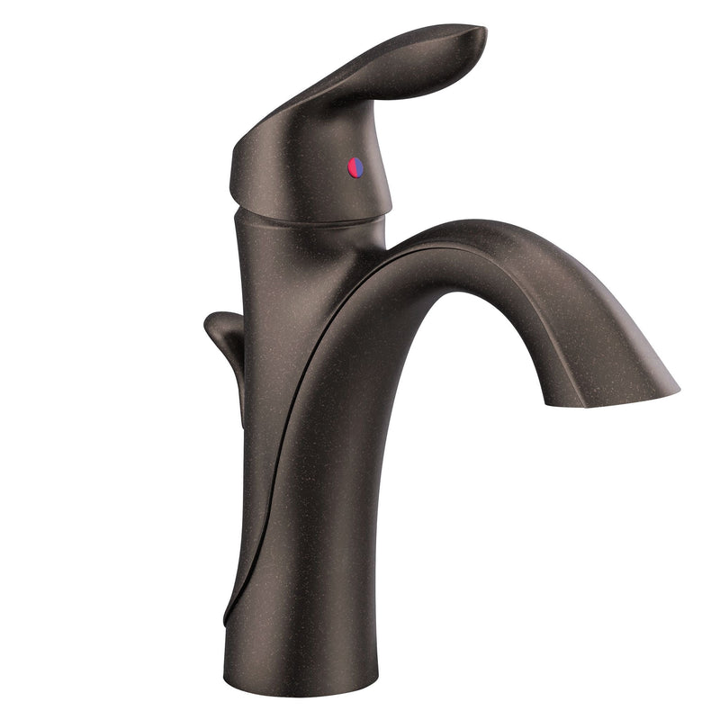 Align Single Handle Single Hole Bathroom Sink Faucet, Rubbed Bronze J1737
